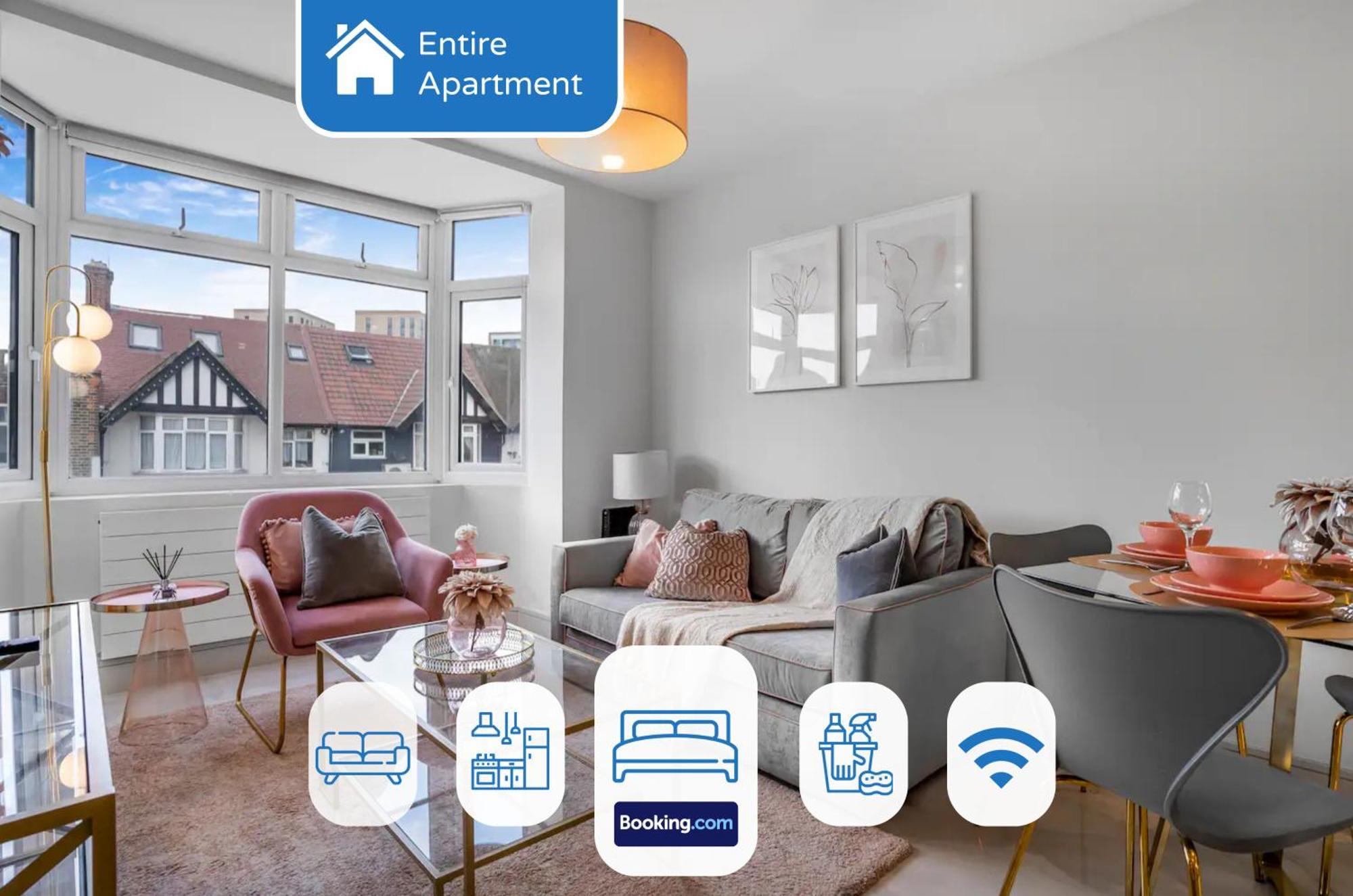 Stylish Apartments London Near Wembley Stadium Bagian luar foto
